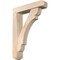 Ekena Millwork Olympic Craftsman Smooth Bracket w/ Offset Brace, Douglas Fir, 5 1/2"W x 24"D x 32"H BKT0604X24X32OLY04SDF - alternate 1